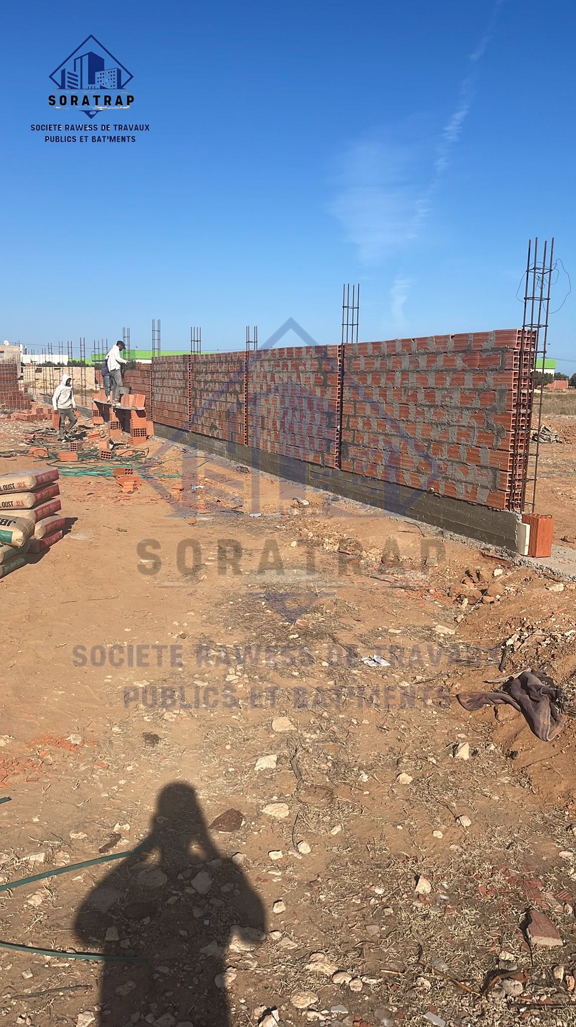 Maçonnerie chantier Soratrap